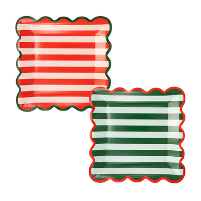 MJY1240 - Joy Striped Plates