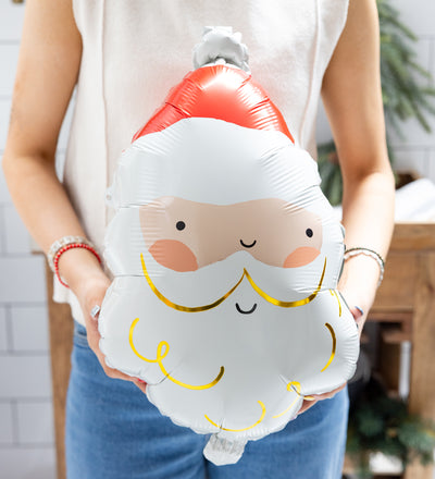 NPL1216 - Santa Mylar Balloon