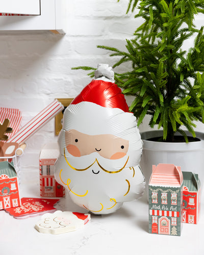 NPL1216 - Santa Mylar Balloon