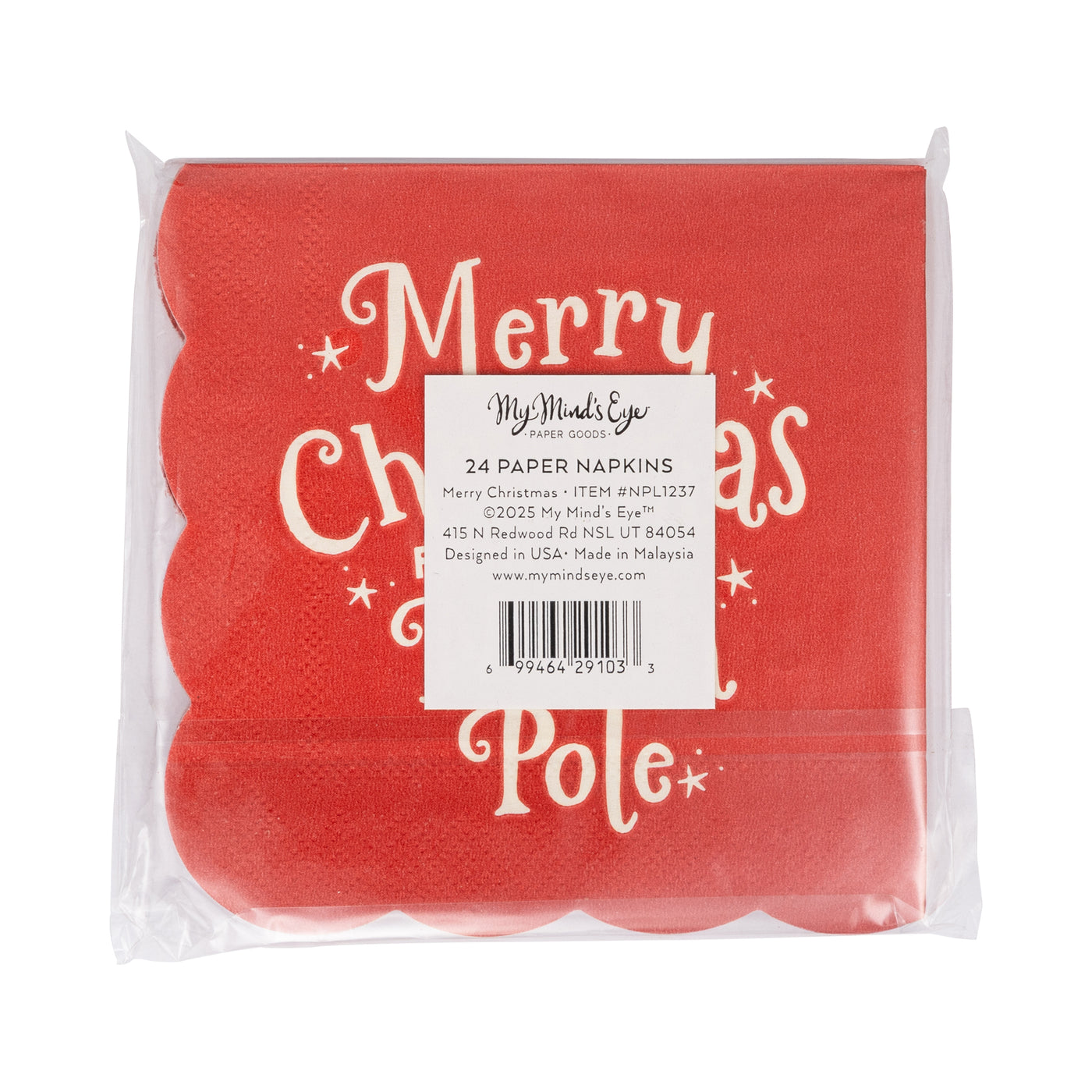 NPL1237 - Merry Christmas Cocktail Napkin