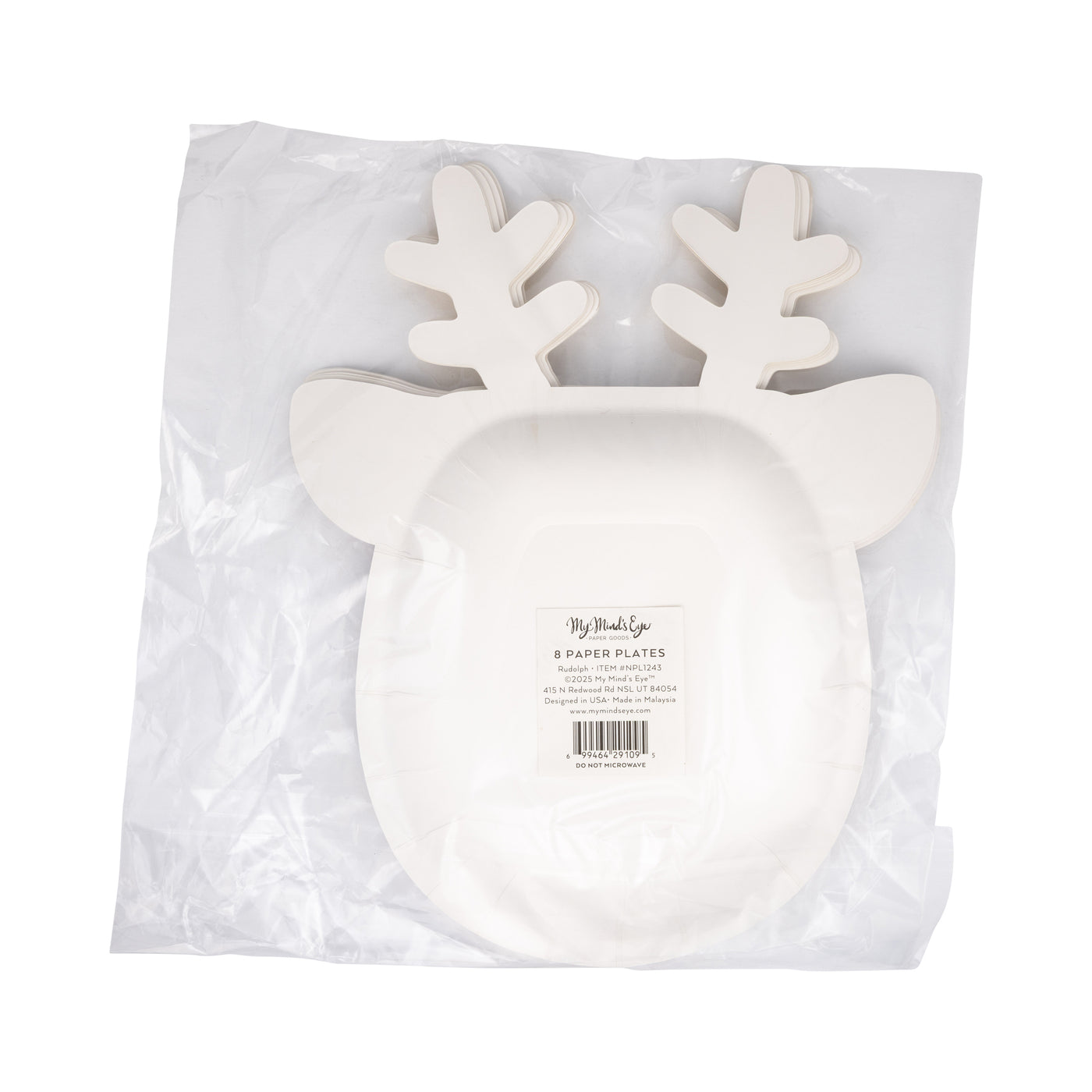 NPL1243 - Rudolph Shaped Plate