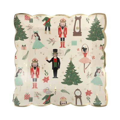 NUT1140 - Nutcracker Pattern 9" Plate