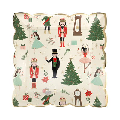 NUT1140 - Nutcracker Pattern 9" Plate