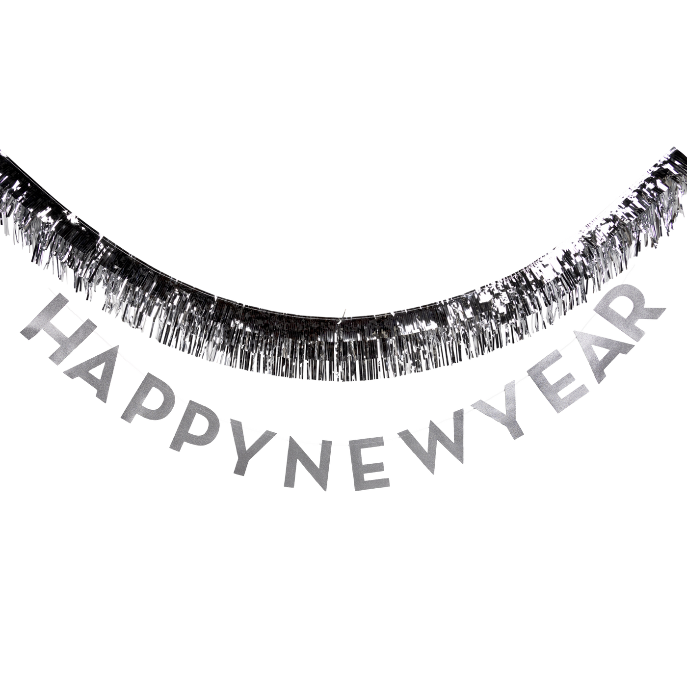 NYE1102 - Happy New Year Fringed Banner