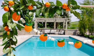 ORA1102 - Felt Orange Banner