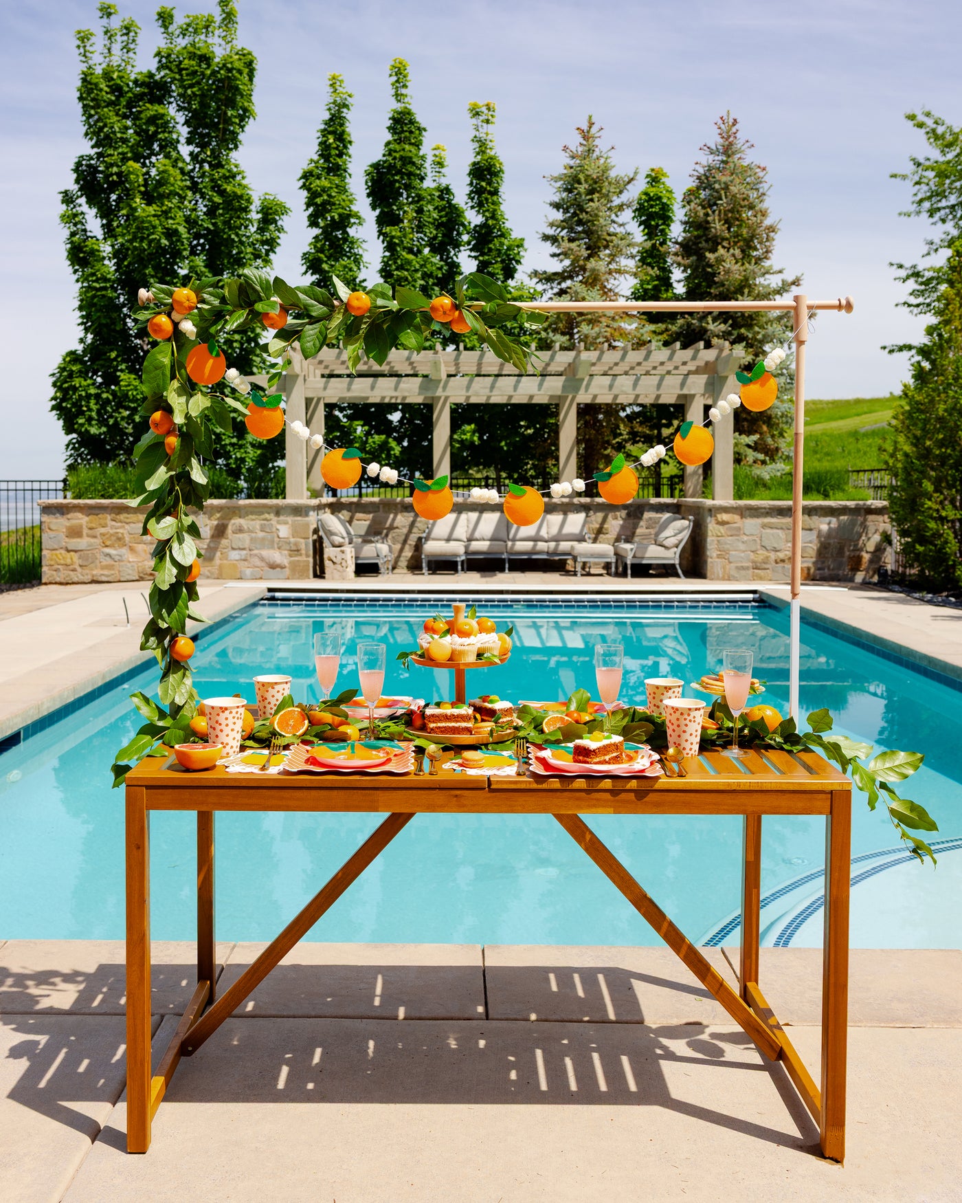 ORA1102 - Felt Orange Banner