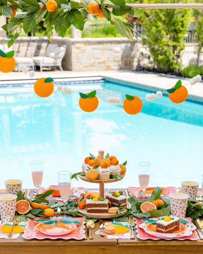 ORA1102 - Felt Orange Banner