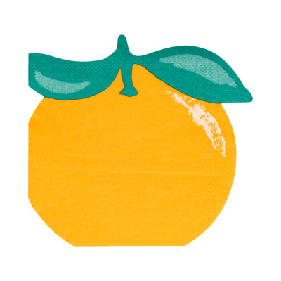ORA1139 - Orange Shaped Cocktail Napkin