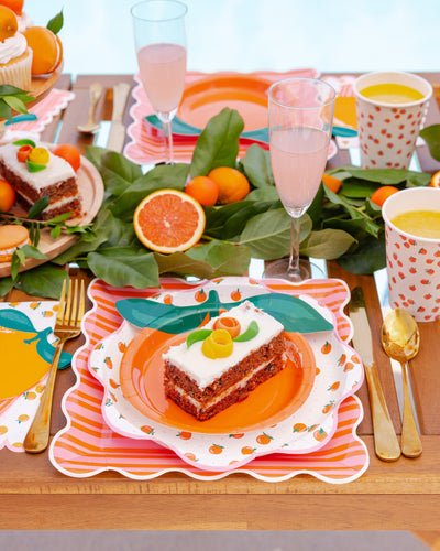 ORA1140 - Orange Shaped Plate