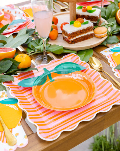ORA1140 - Orange Shaped Plate
