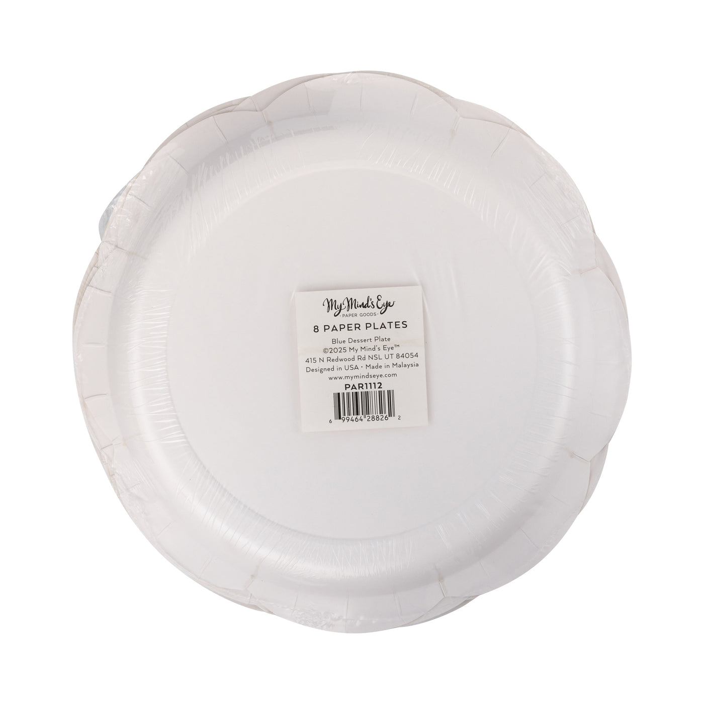 PAR1112 - Blue Dessert 8" Plate