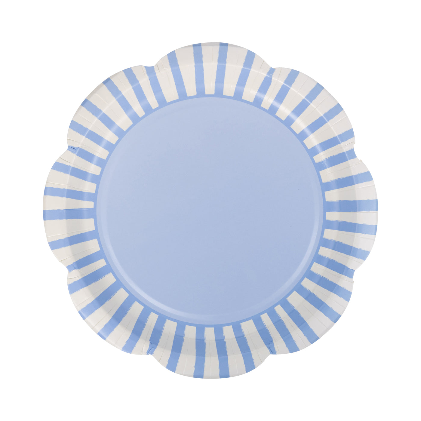 PAR1113 - Blue Striped 9" Scallops