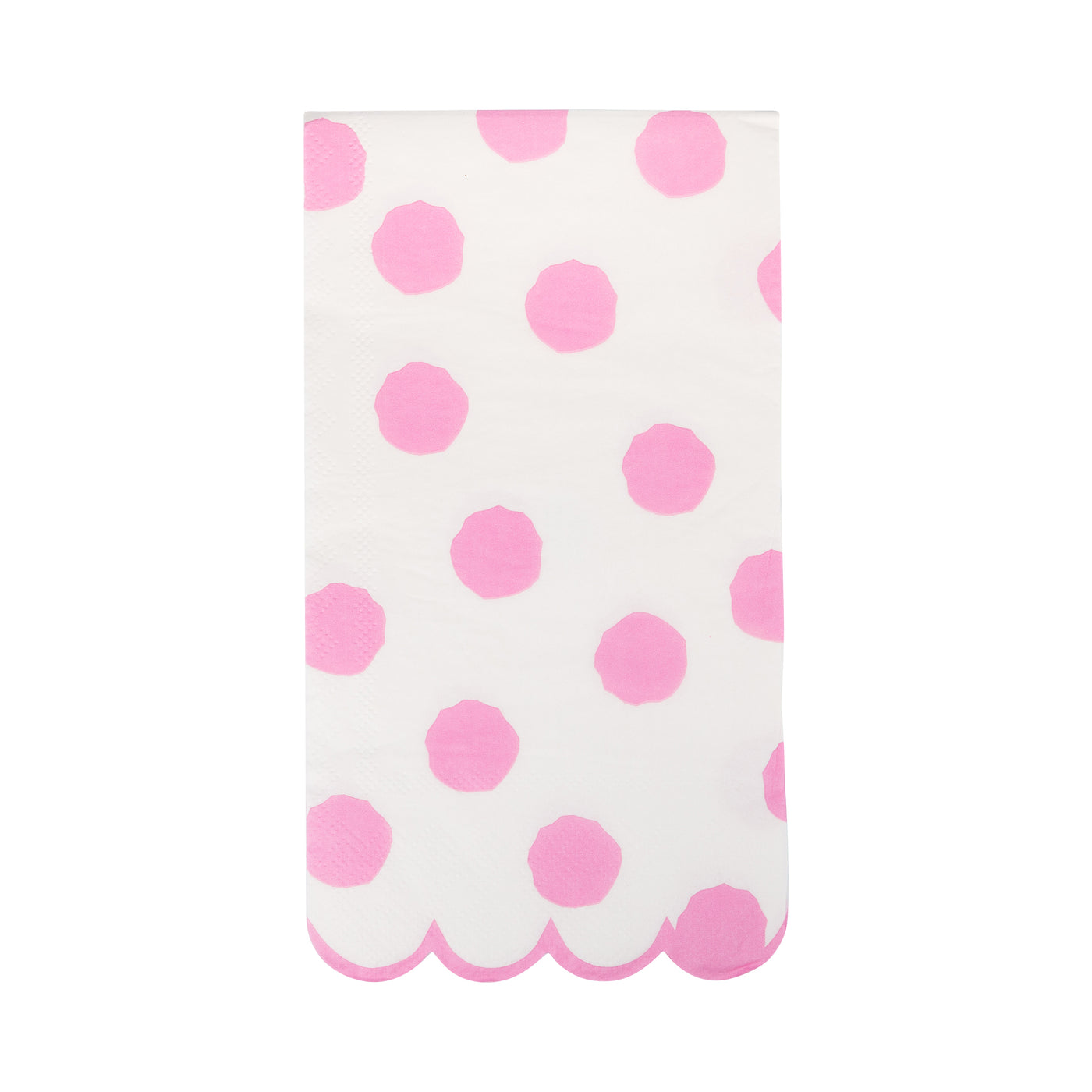 PAR1116 - Fuchsia Polka Dot Dinner Napkin