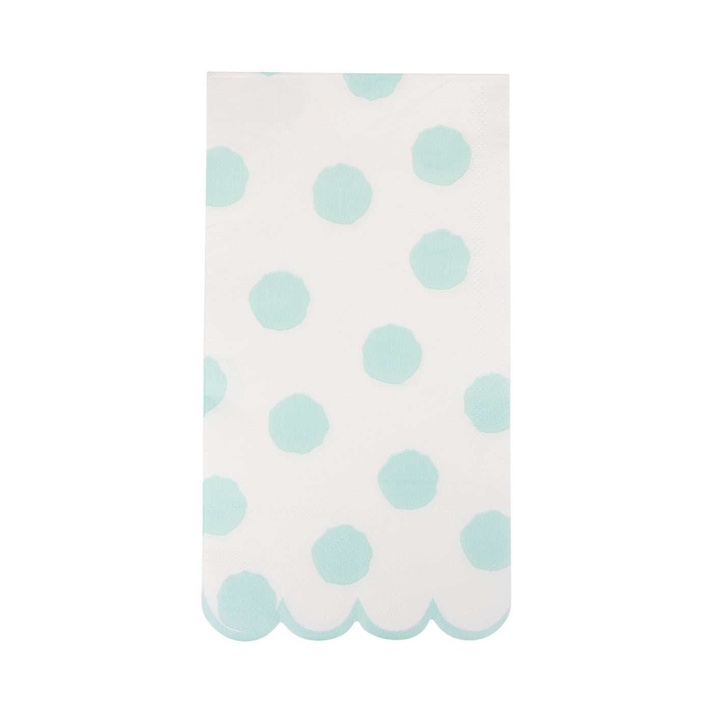 PAR1121 - Aqua Polka Dot Dinner Napkin
