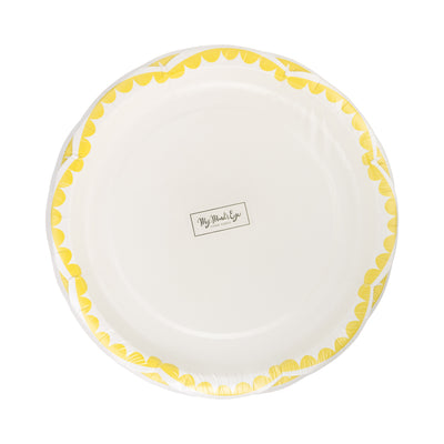 PAR1127 - Yellow Dessert 8" Plate