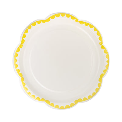 PAR1127 - Yellow Dessert 8" Plate
