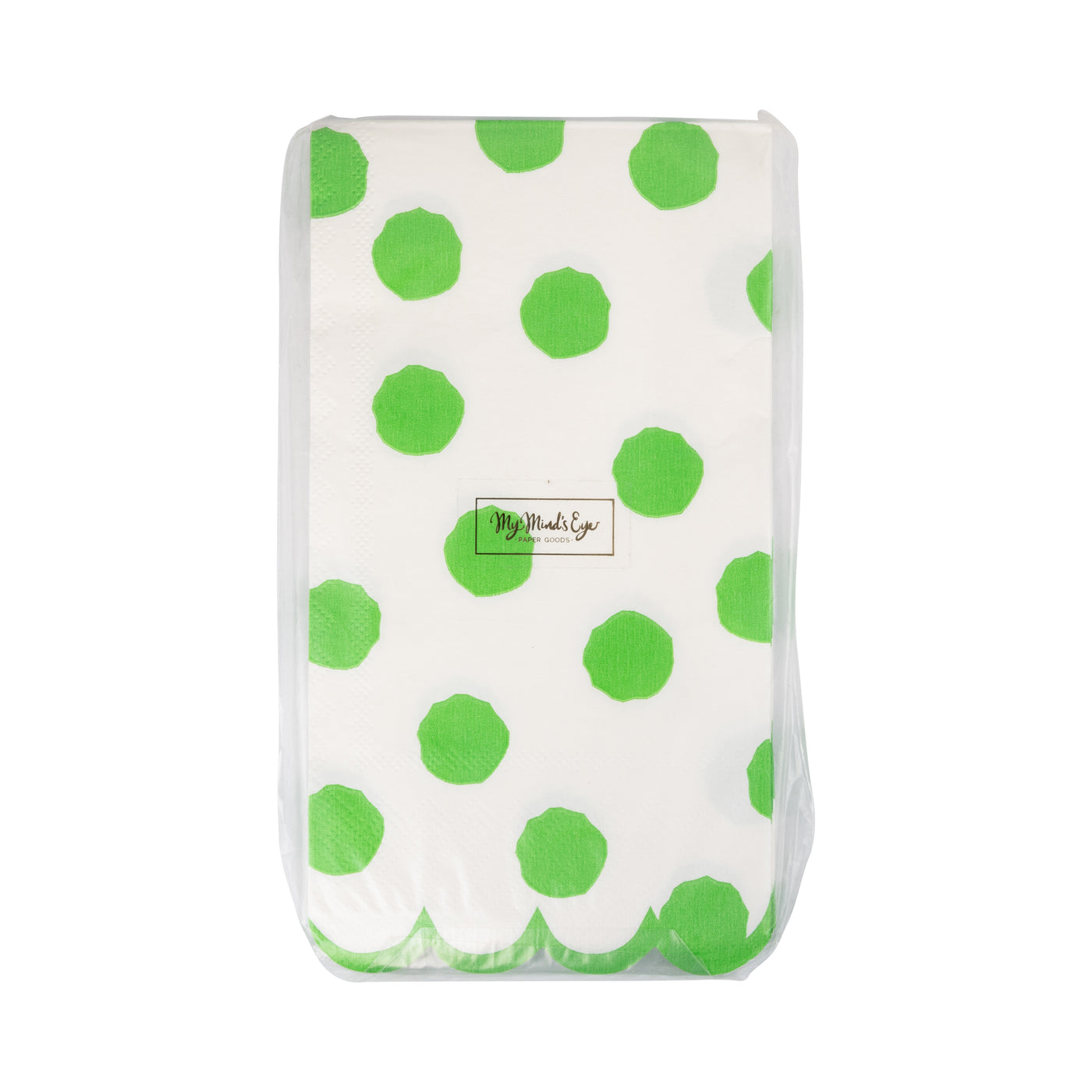 PAR1131 - Green Polka Dot Dinner Napkin