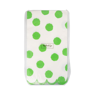 PAR1131 - Green Polka Dot Dinner Napkin