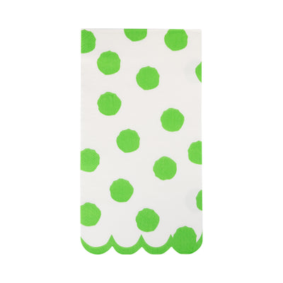 PAR1131 - Green Polka Dot Dinner Napkin