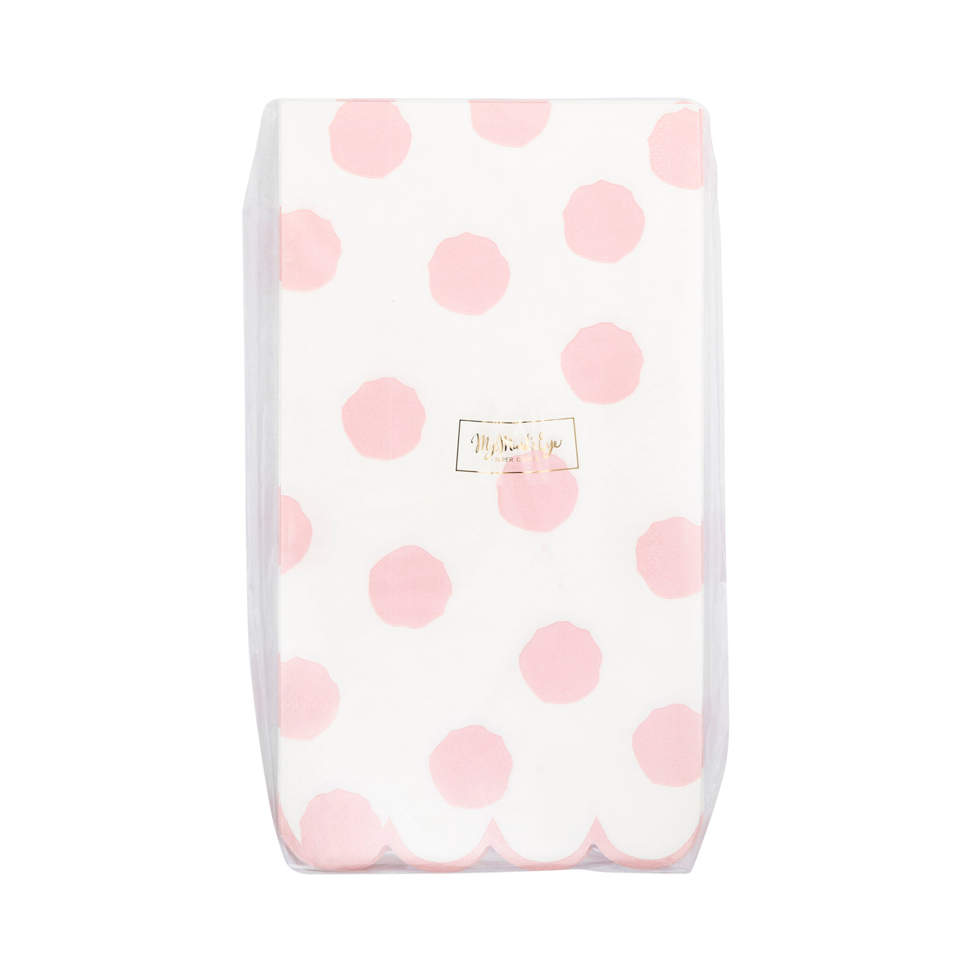 PAR1136 - Pink Polka Dot Dinner Napkin