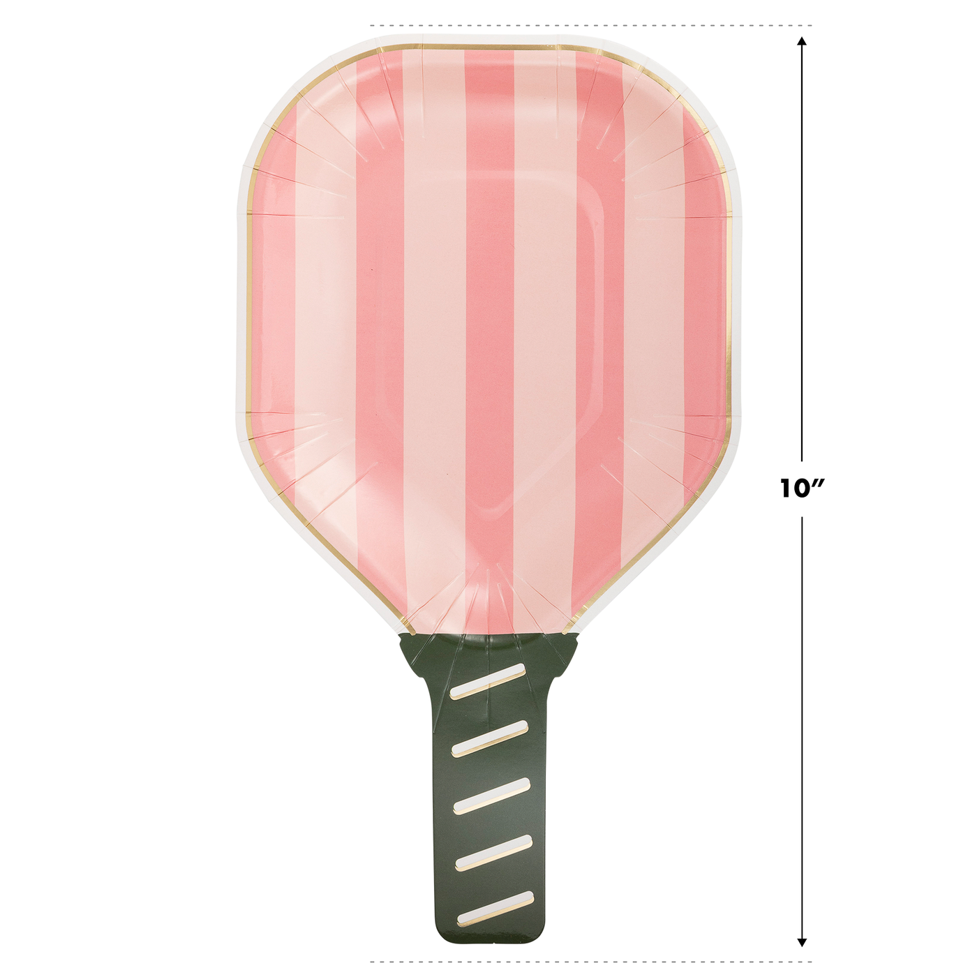 PCK1042 - Pink Paddle Shaped Paper Plate