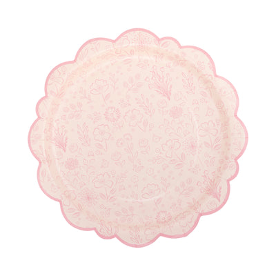 PEM1141 - Pembroke Pink Floral 10" Plate