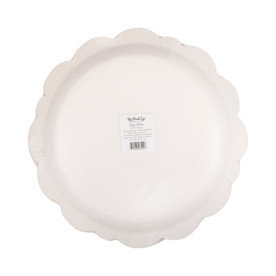 PEM1142 - Pembroke Pink Edge Scallop 12" Plate