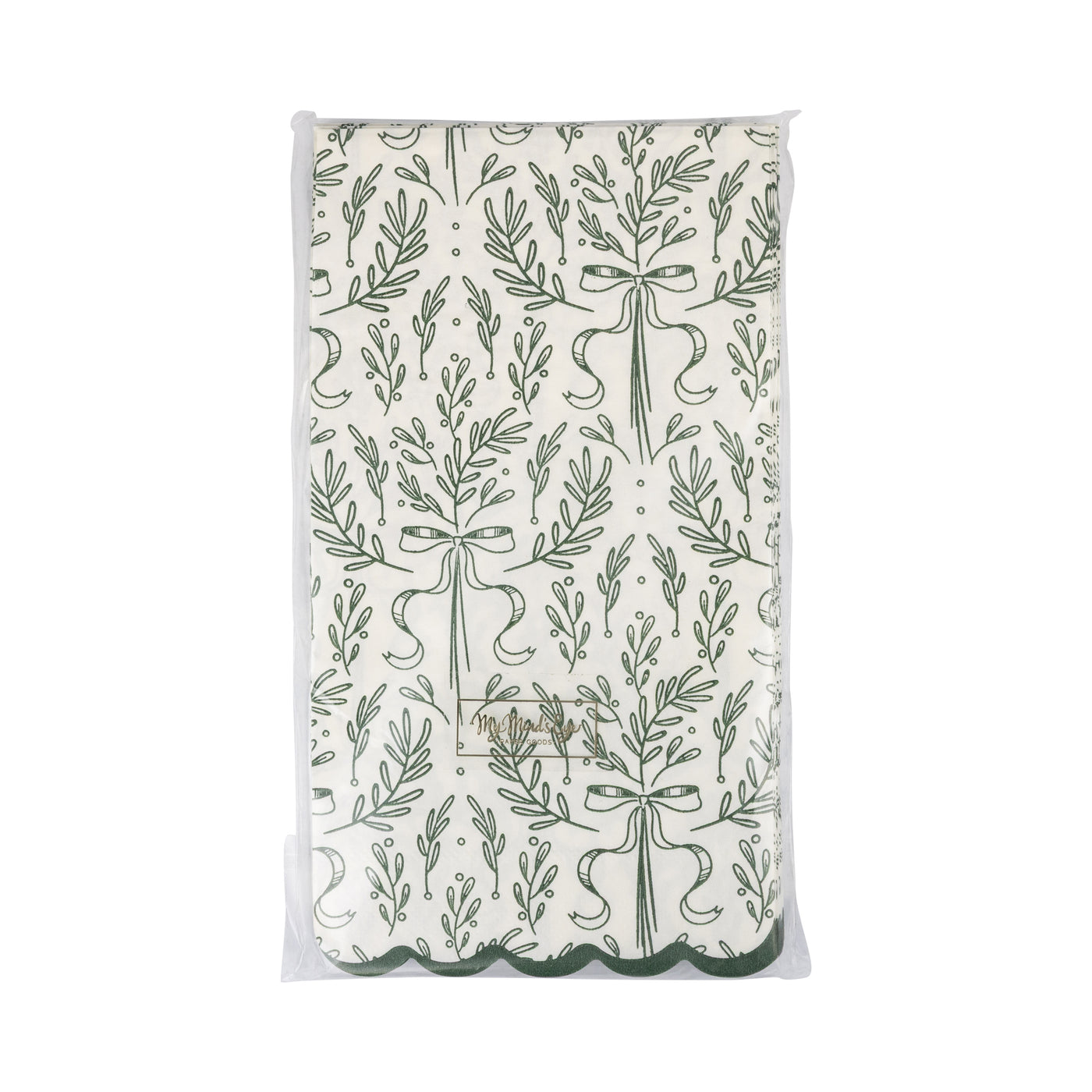 PEM1237 - Green Bough Pattern Dinner Napkin