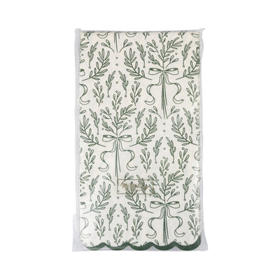 PEM1237 - Green Bough Pattern Dinner Napkin