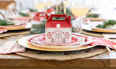 PEM1239 - Red Bough Pattern Dinner Napkin