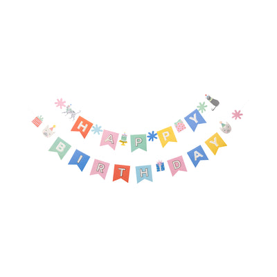 PET1103 - Happy Birthday Banner - Cat