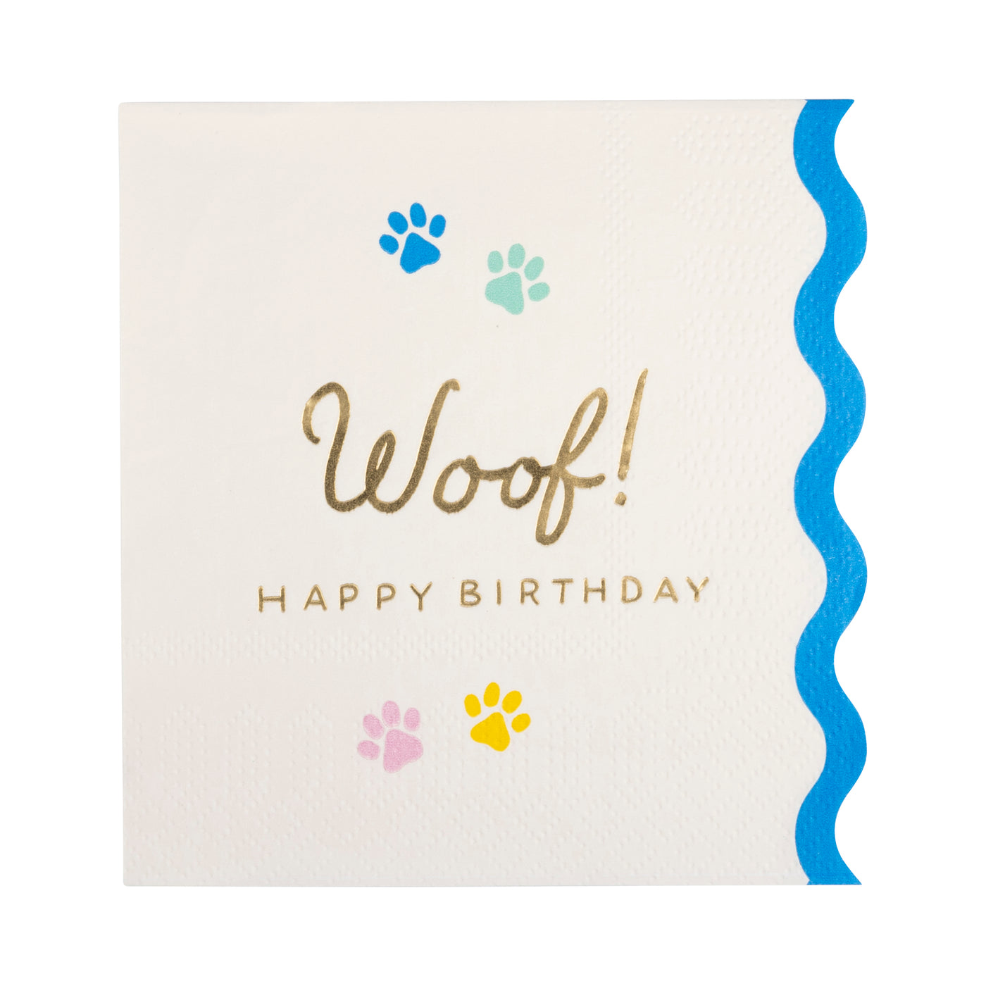 PET1139 - Woof Paw Print Cocktail Napkins