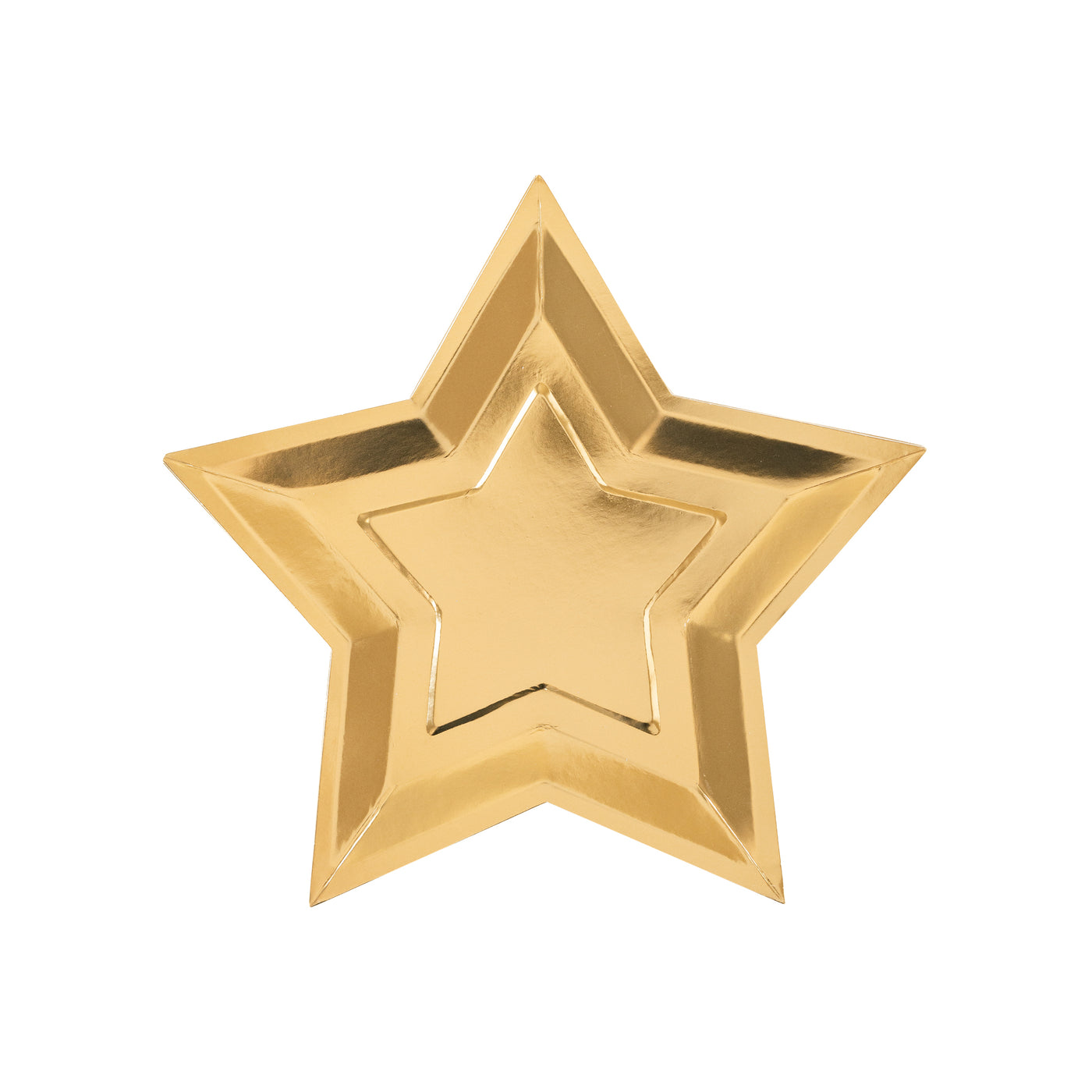 PGB940 -  Gold Star Shaped Plate