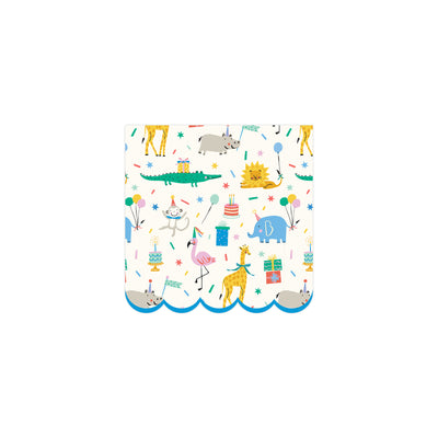 PLAML37 - Animal Party Cockail Napkin