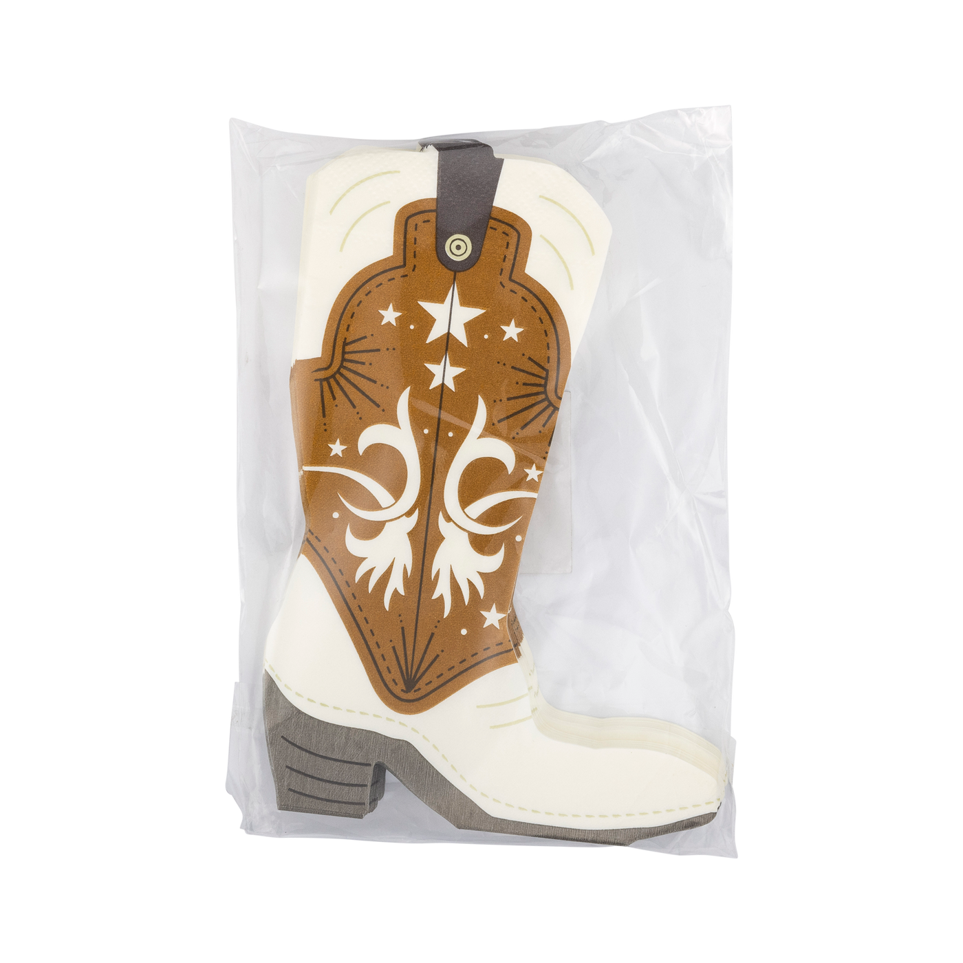 PLBCW38 - Cowboy Boot Shaped Paper Napkin