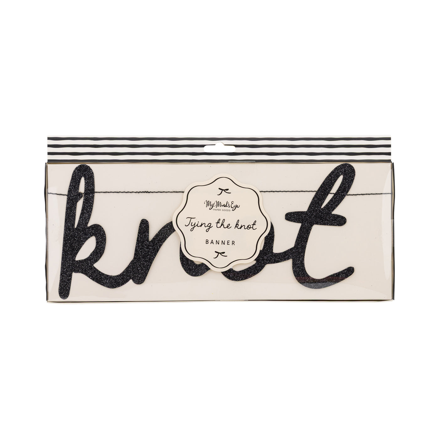 PLBLW02 - Tying the Knot Glitter Banner
