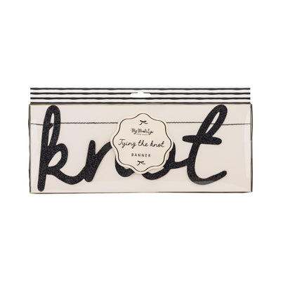 PLBLW02 - Tying the Knot Glitter Banner