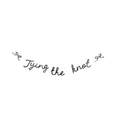PLBLW02 - Tying the Knot Glitter Banner