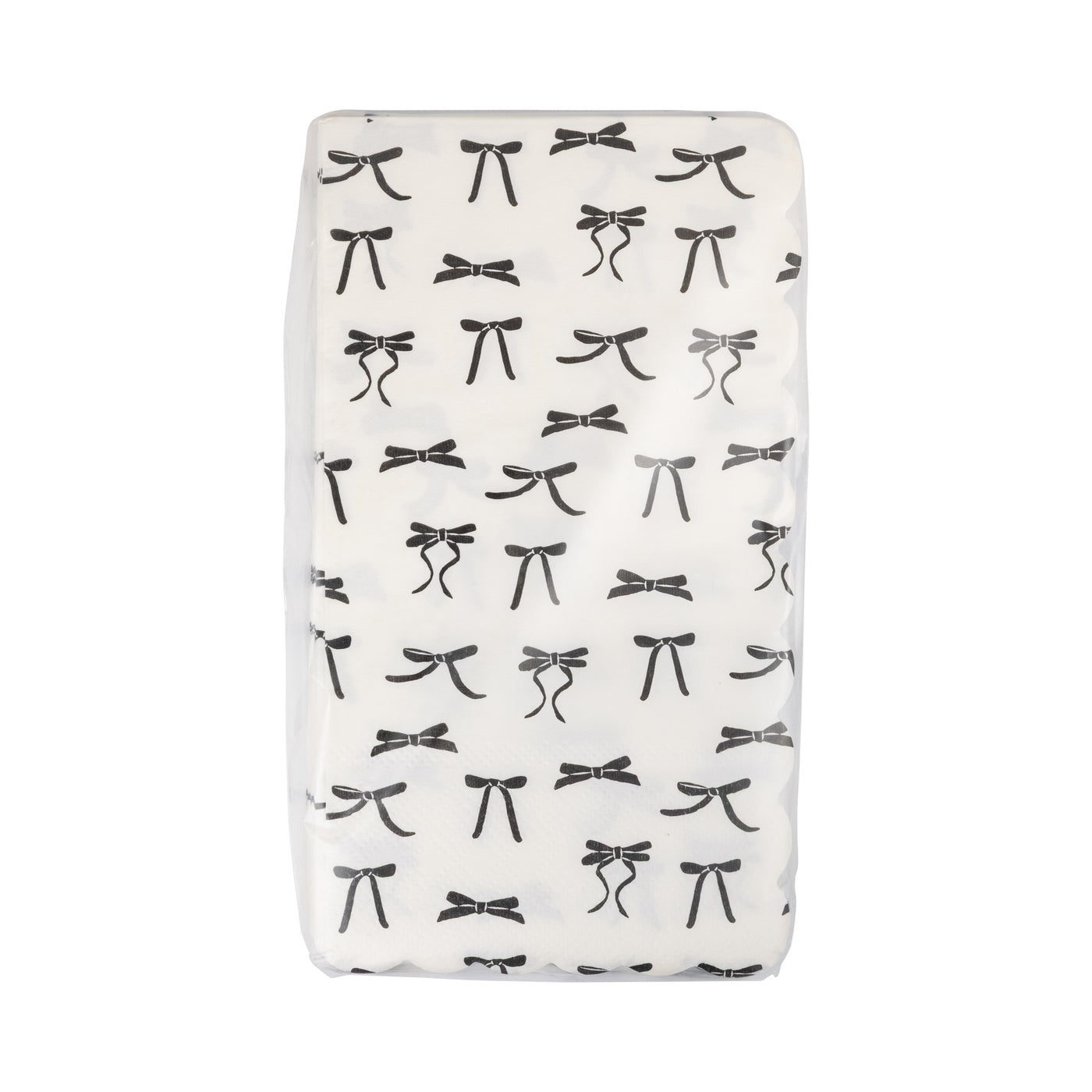 PLBLW35 - Black Bow Guest Napkin