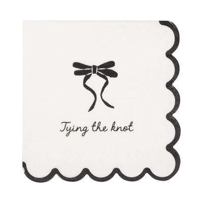 PLBLW36 - Tying the Knot Cocktail Napkin