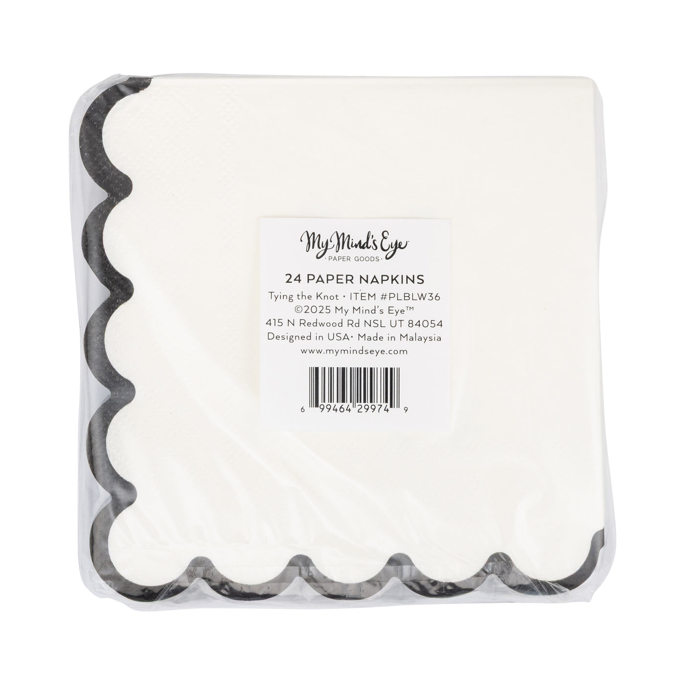 PLBLW36 - Tying the Knot Cocktail Napkin