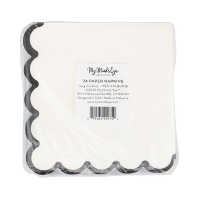 PLBLW36 - Tying the Knot Cocktail Napkin