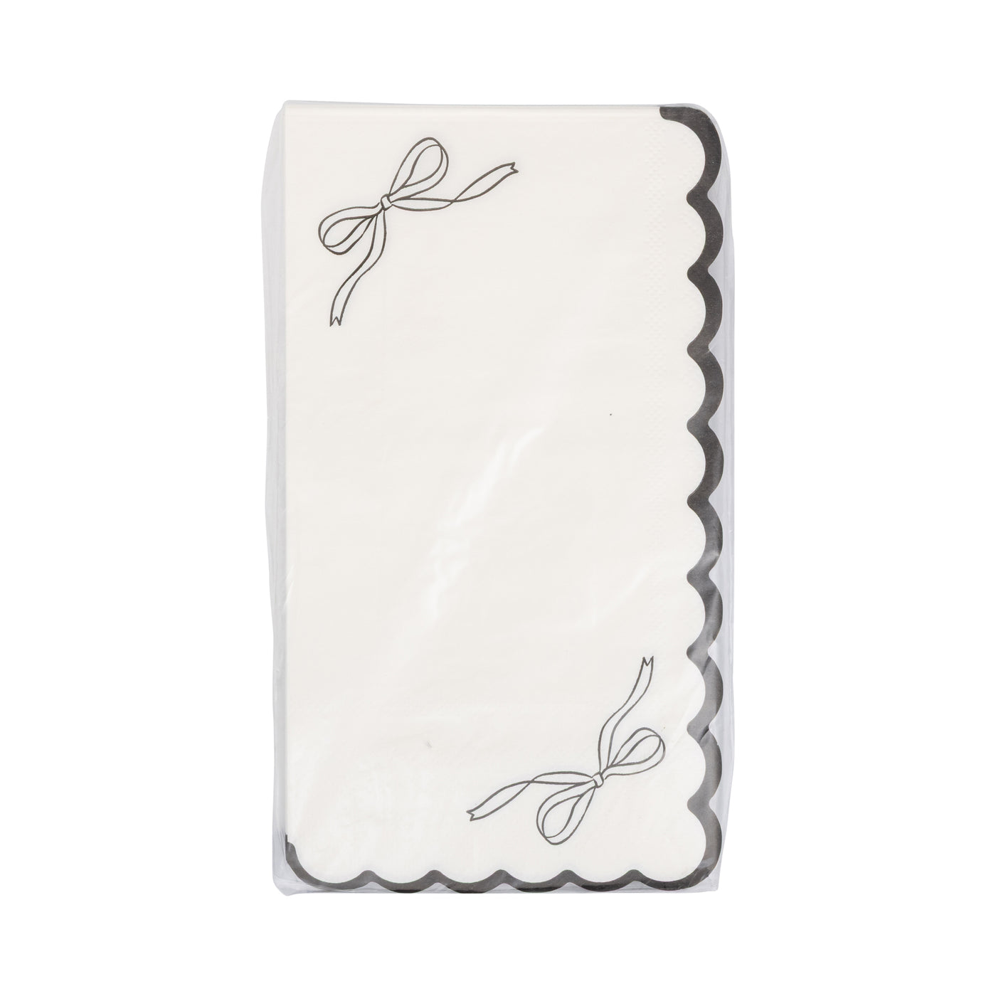 PLBLW38 - Black Bow Guest Napkin