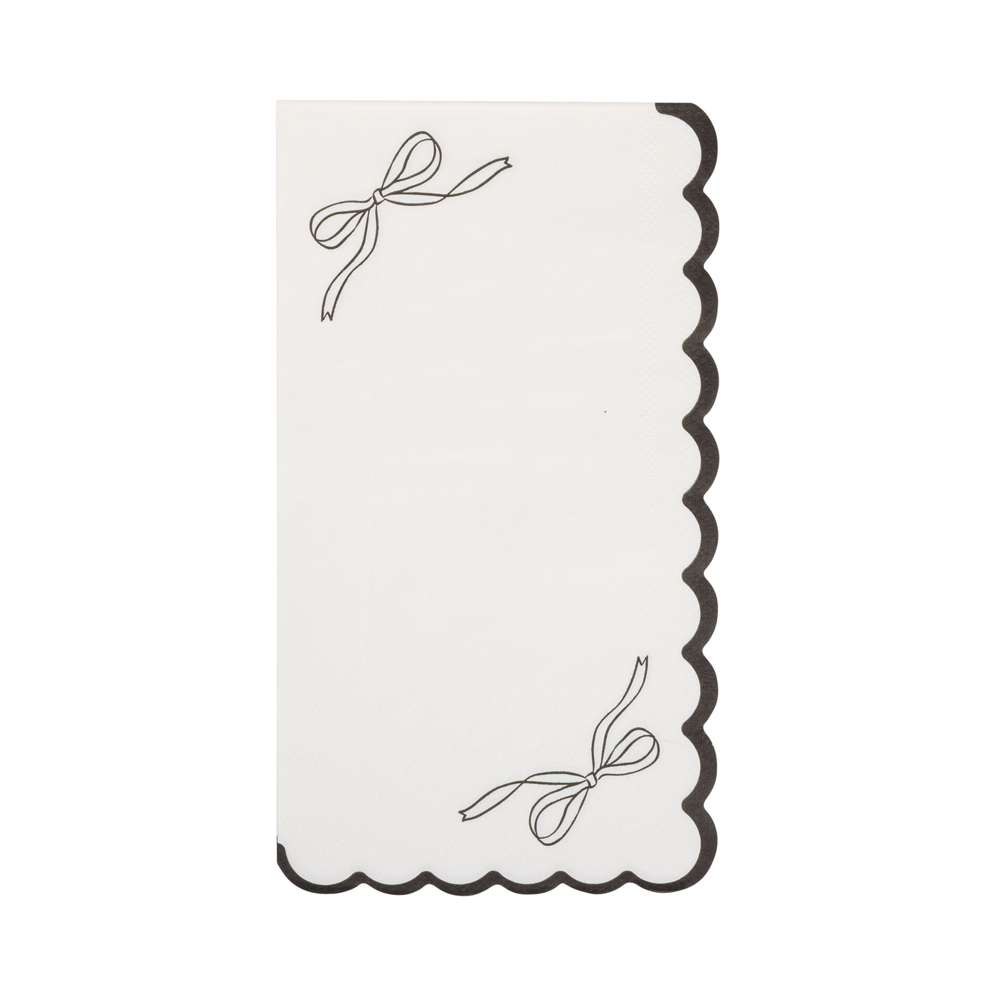 PLBLW38 - Black Bow Guest Napkin