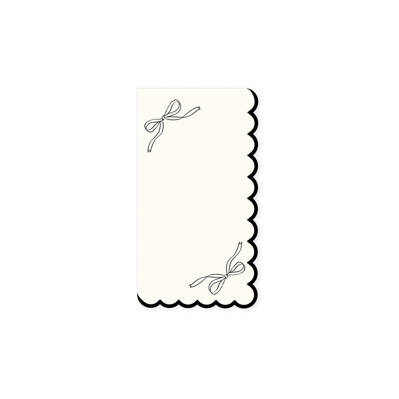PLBLW38 - Black Bow Guest Napkin