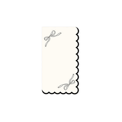 PLBLW38 - Black Bow Guest Napkin