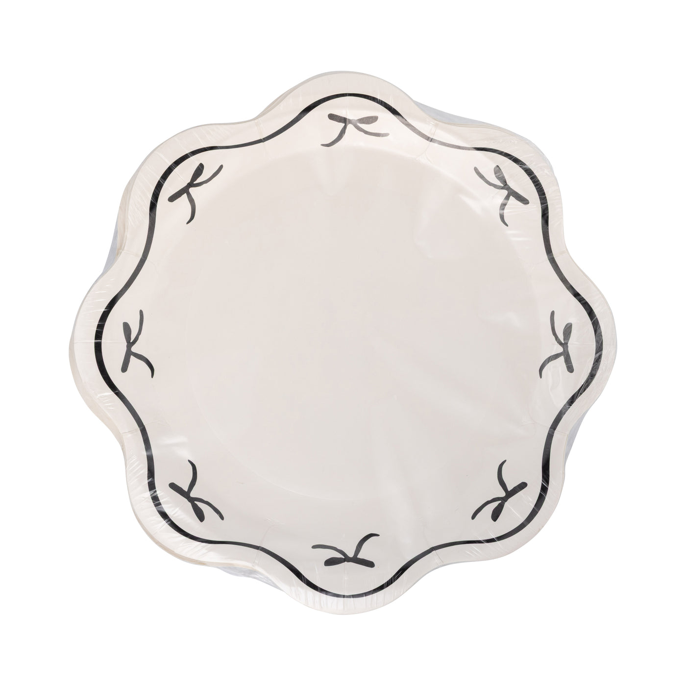 PLBLW42 - Black Bow Plate