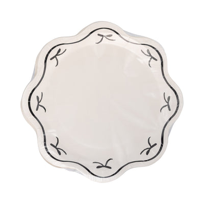 PLBLW42 - Black Bow Plate