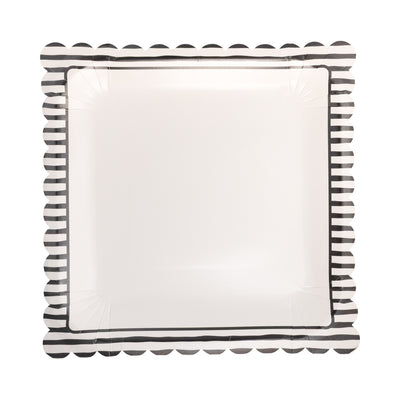 PLBLW43 - Black Stripe Plate