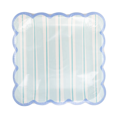PLBOW41 - Blue Bows Plate